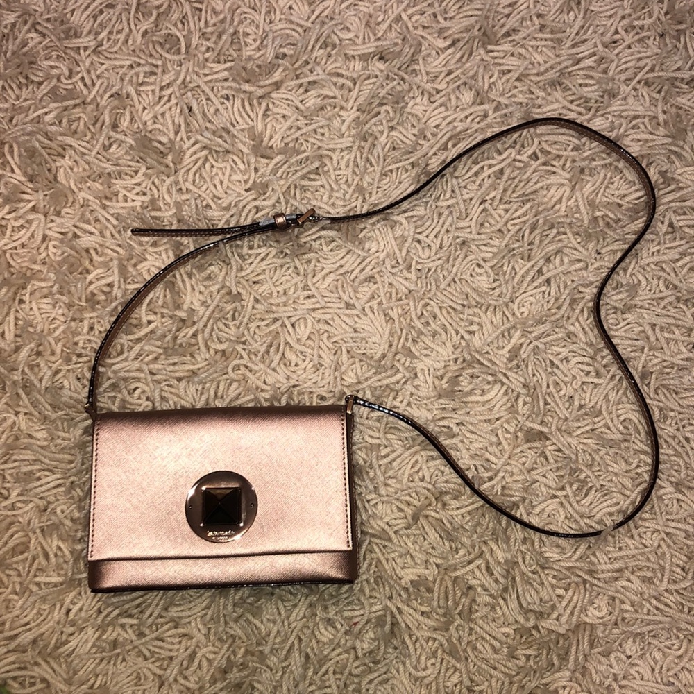 Brand new Kate Spade rose gold crossbody bag